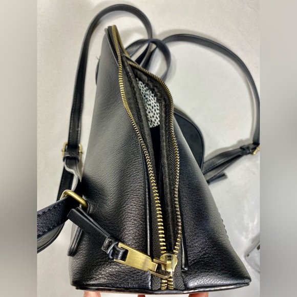 Backpack Black Classic partly suede Bag - Picture 3 of 17